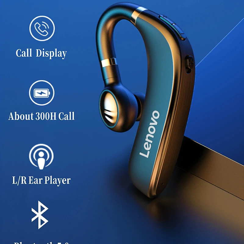 Оригинальные беспроводные наушники Lenovo HX106 с ушным крючком, деловые одноушные наушники с микрофоном, гарнитура с поддержкой Bluetooth 5,0
Оригинальные беспроводные наушники Lenovo HX106 с ушным крючком, деловые одноушные наушники с микрофоном, гарнитура с поддержкой Bluetooth 5,0