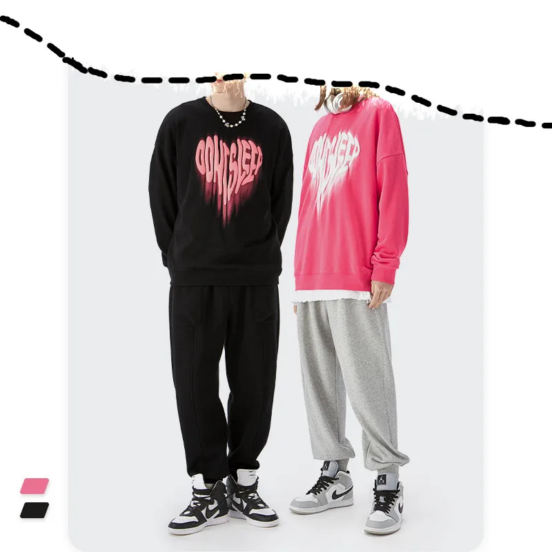 2022 autumn new product "tide" brand unreal love foam printing men's round neck Terry bottom lovers retro casual sweater
2022 autumn new product "tide" brand unreal love foam printing men's round neck Terry bottom lovers retro casual sweater