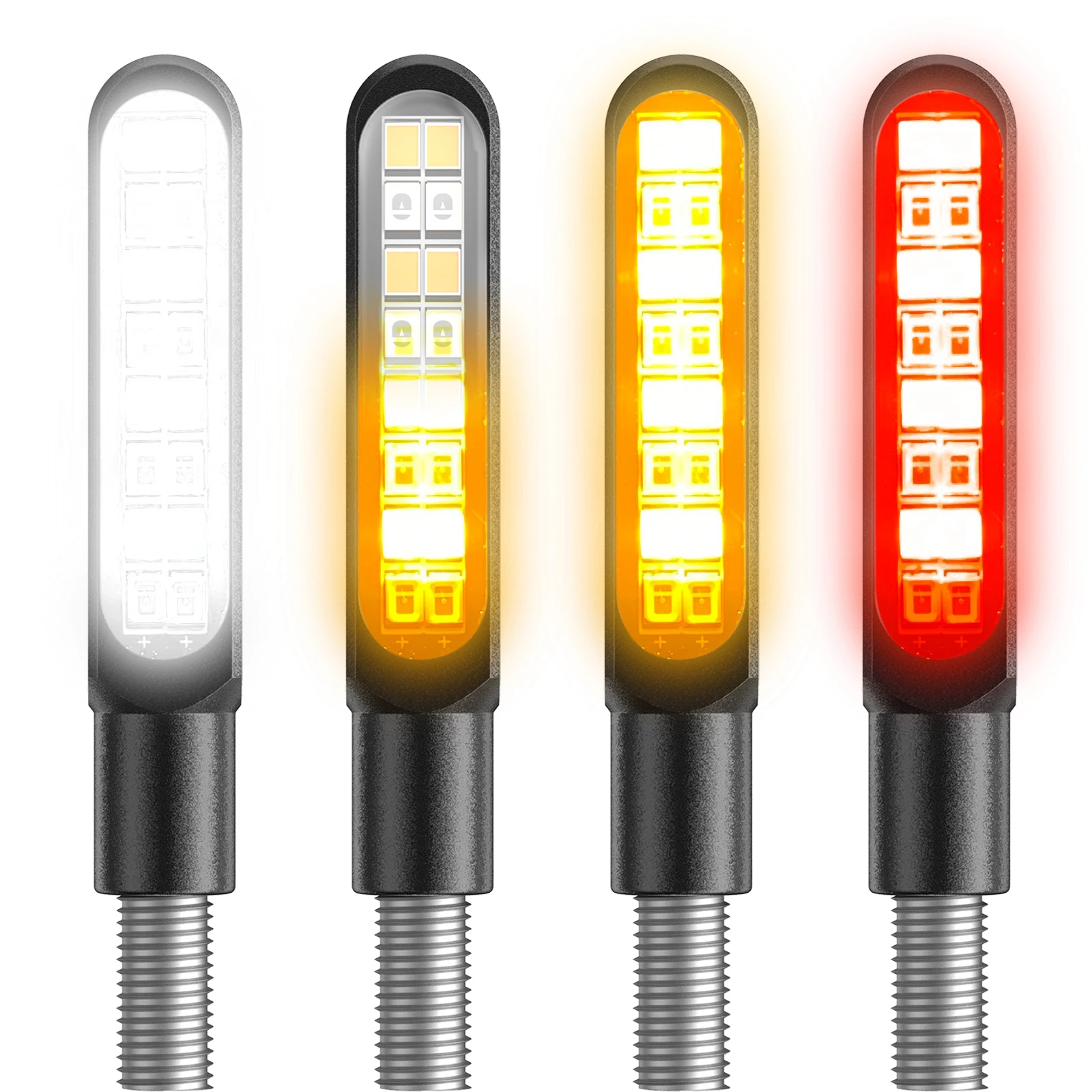 4 шт., дневные ходовые огни для мотоциклов, 12 В, 16 светодиодов
4 шт., дневные ходовые огни для мотоциклов, 12 В, 16 светодиодов