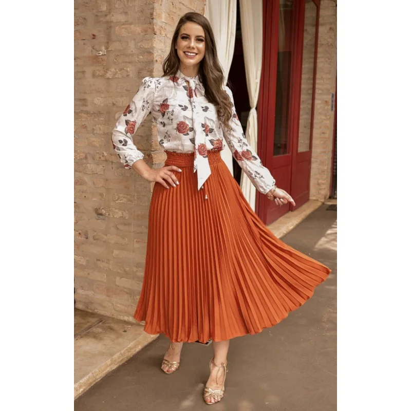 European And American Women's Mid-length Fashion High Waist Pleated Drawstring A-line Skirt Princess Skirt Elegant Skirt Women
European And American Women's Mid-length Fashion High Waist Pleated Drawstring A-line Skirt Princess Skirt Elegant Skirt Women