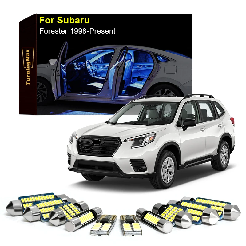 Canbus Interior Lighting LED Bulbs Kit Package For Subaru Forester 1998-Now Trunk Dome Map Lights Indoor Lamps Car Accessories 
Canbus Interior Lighting LED Bulbs Kit Package For Subaru Forester 1998-Now Trunk Dome Map Lights Indoor Lamps Car Accessories