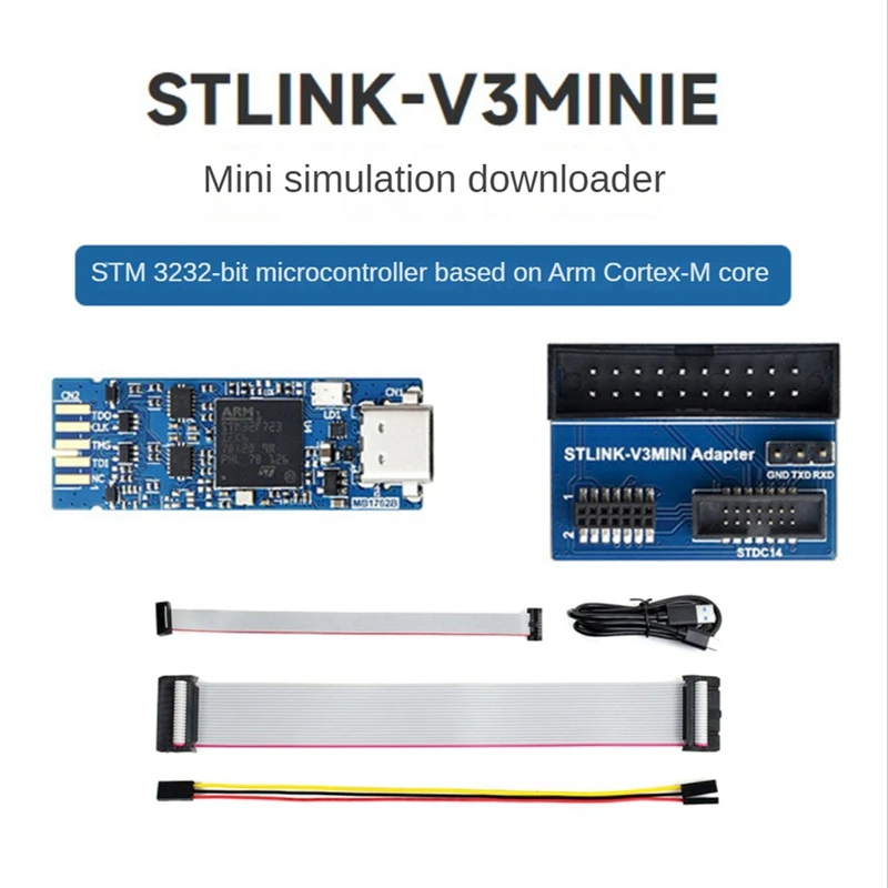 Эмулятор, инструмент онлайн отладки, эмулятор загрузчика STM32 для мини-зонда STLINK V3MINI
Эмулятор, инструмент онлайн отладки, эмулятор загрузчика STM32 для мини-зонда STLINK V3MINI