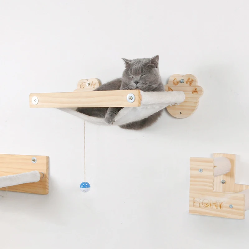 Cat Ledges Cat Shelf Perching Wall Cat Wall Step Set Wall Mounted Cat Furniture Apartment House Scratching Post Bridge Ladder
Cat Ledges Cat Shelf Perching Wall Cat Wall Step Set Wall Mounted Cat Furniture Apartment House Scratching Post Bridge Ladder