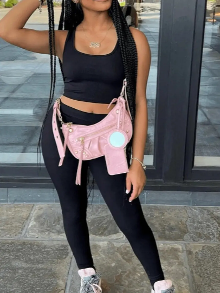 LW BASICS Two Piece Sets Sleeveless Crop Top Skinny Stretchy Pants Set U Neck Casual Sportswear Crop Tops& Legging Two-pieces
LW BASICS Two Piece Sets Sleeveless Crop Top Skinny Stretchy Pants Set U Neck Casual Sportswear Crop Tops& Legging Two-pieces
