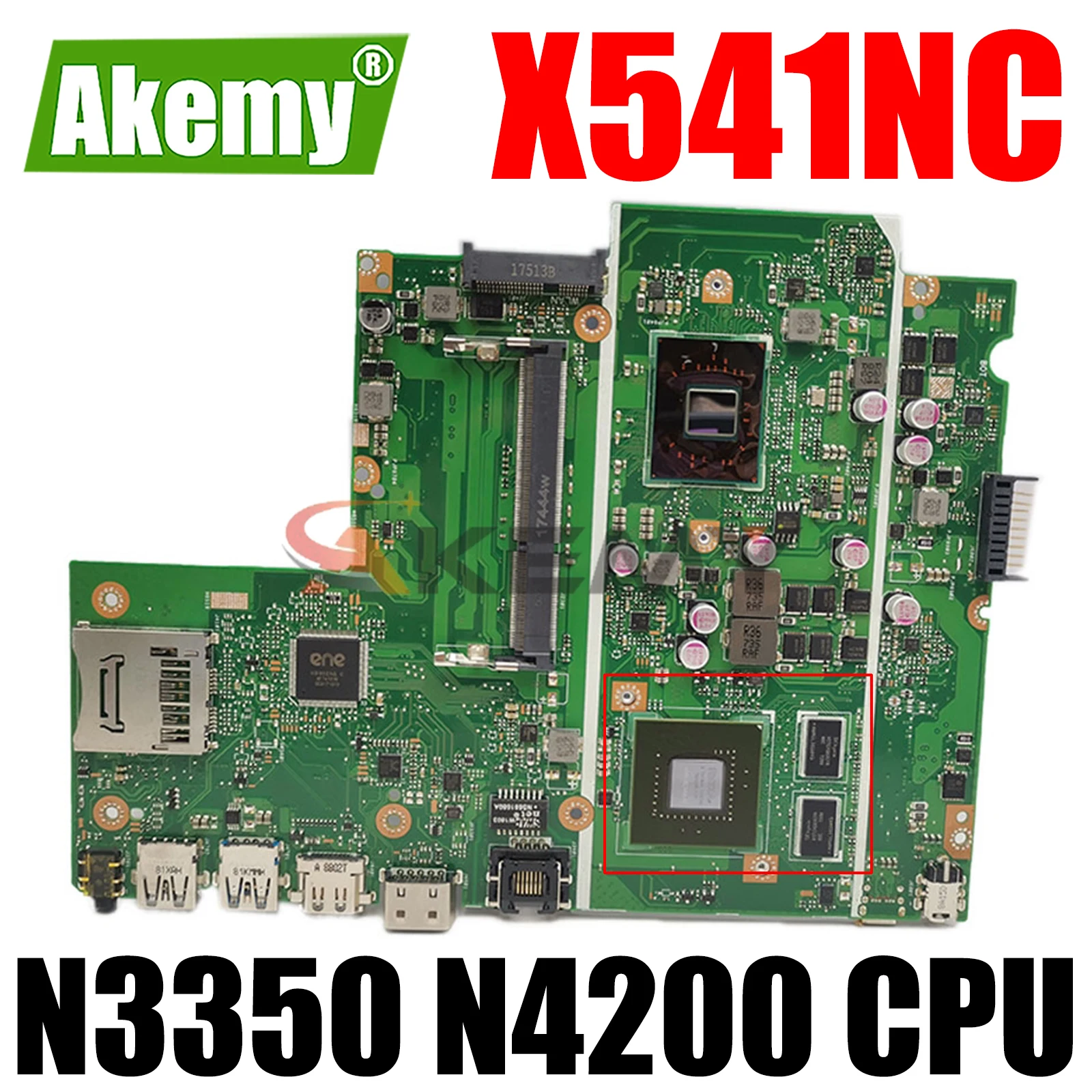 X541NC Laptop Motherboard GT810M N3350 N4200 CPU for ASUS X541N X541NC F541N Original Motherboard Mainboard
X541NC Laptop Motherboard GT810M N3350 N4200 CPU for ASUS X541N X541NC F541N Original Motherboard Mainboard