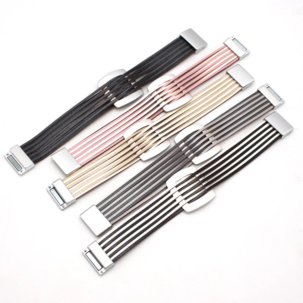 Thin Strip Multilayer Leather Bracelets for Women 2022 Fashion Multicolor Shred Wrap Bracelet Simple Unisex Jewelry
Thin Strip Multilayer Leather Bracelets for Women 2022 Fashion Multicolor Shred Wrap Bracelet Simple Unisex Jewelry
