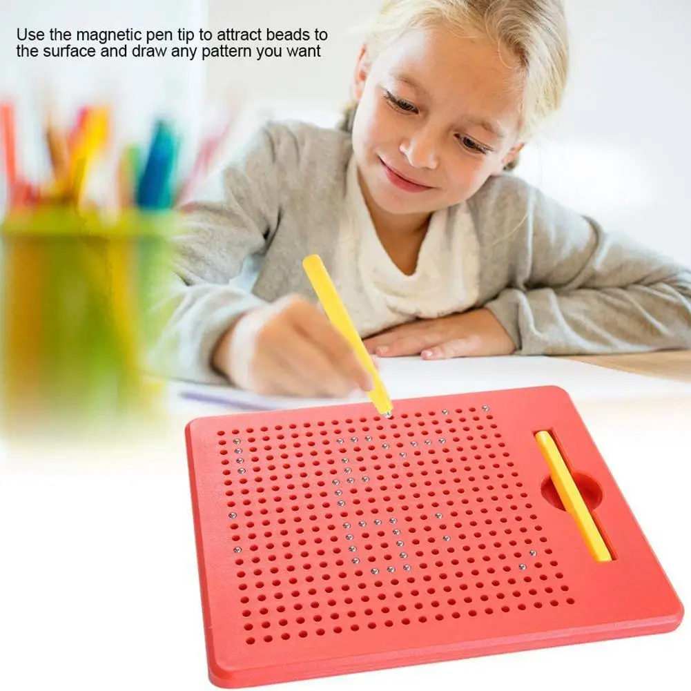 Magnetic Ball Sketch Pad Tablet With Magnet Pen Kids Learning Drawing Board Educational Toys For Children Adult Notebook Gift
Magnetic Ball Sketch Pad Tablet With Magnet Pen Kids Learning Drawing Board Educational Toys For Children Adult Notebook Gift