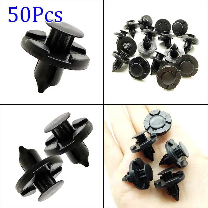 50 PCS 8mm Automotive Plastic Rivet Fasteners Interior Bumper Fender High Quality Black Fixing Clip Cover
50 PCS 8mm Automotive Plastic Rivet Fasteners Interior Bumper Fender High Quality Black Fixing Clip Cover