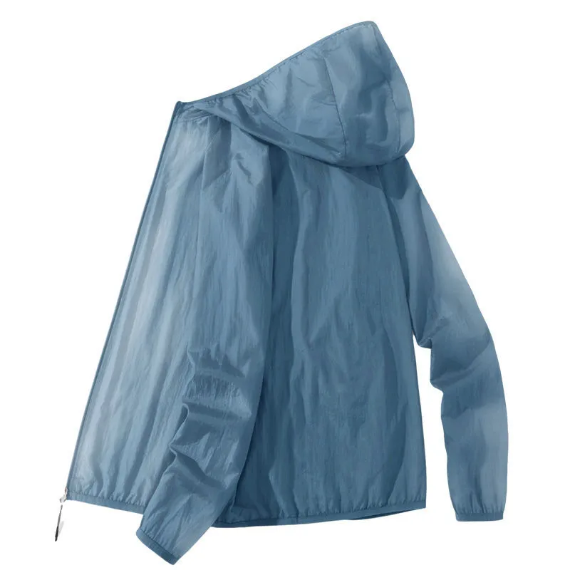 Men Summer Thin Sun Protection Jacket Outdoor Zipper Hooded Loose Casual Outerwear UV-proof Breathable Quick Dry Cycling Coats
Men Summer Thin Sun Protection Jacket Outdoor Zipper Hooded Loose Casual Outerwear UV-proof Breathable Quick Dry Cycling Coats