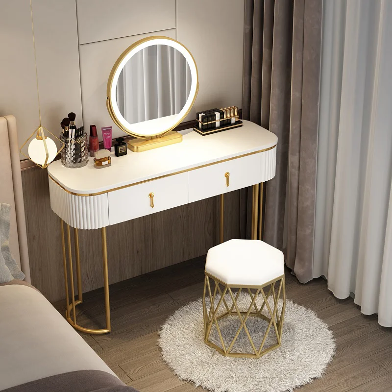 Nordic Cabinet Dressing Table Chairs Container Shelf Luxury Mirror Dressing Table Drawer Coiffeuse De Chambre Home Furniture
Nordic Cabinet Dressing Table Chairs Container Shelf Luxury Mirror Dressing Table Drawer Coiffeuse De Chambre Home Furniture