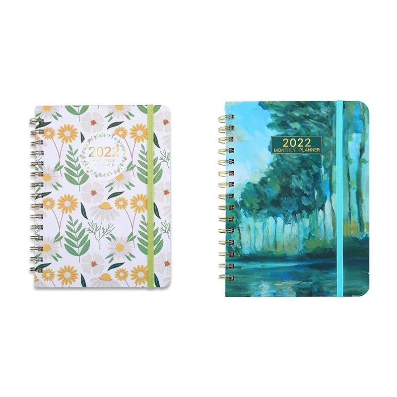Monthly Planner- A5 Weekly & Monthly Planner Notebook With Monthly Tabs, Elastic Closure, Inner Pocket
Monthly Planner- A5 Weekly & Monthly Planner Notebook With Monthly Tabs, Elastic Closure, Inner Pocket