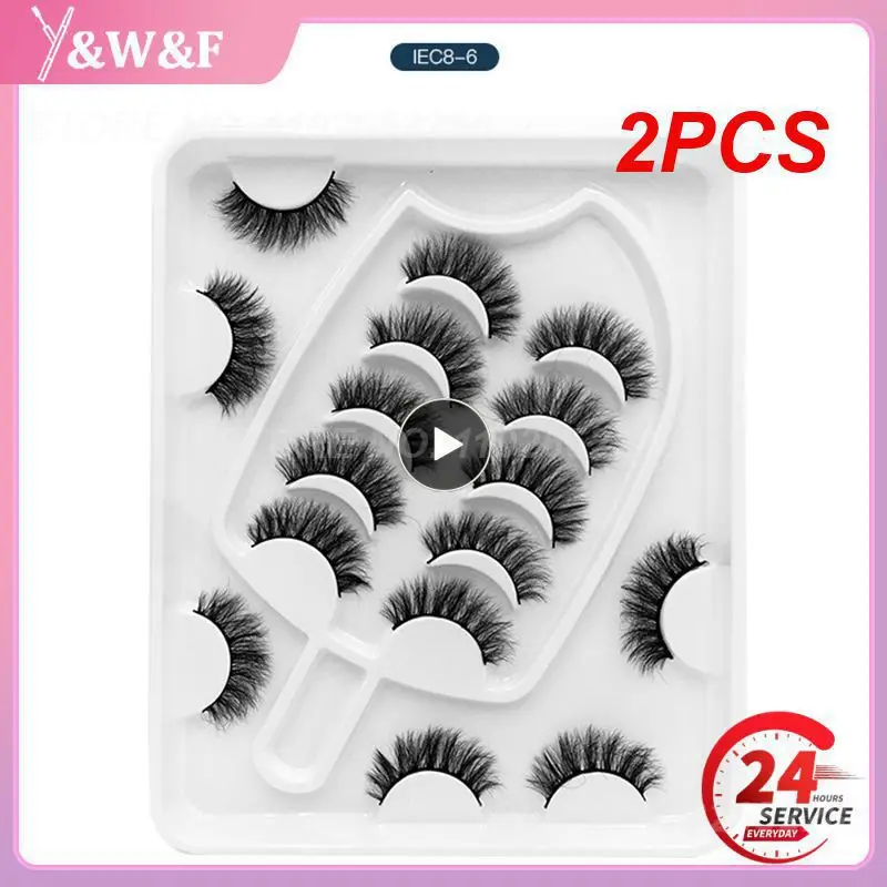 2PCS New 10 Pairs Crisscross Half Eye Lashes Natural False eyelashes Handmade 3D Mink Lashes Makeup Tools Reusable Eyelash 
2PCS New 10 Pairs Crisscross Half Eye Lashes Natural False eyelashes Handmade 3D Mink Lashes Makeup Tools Reusable Eyelash