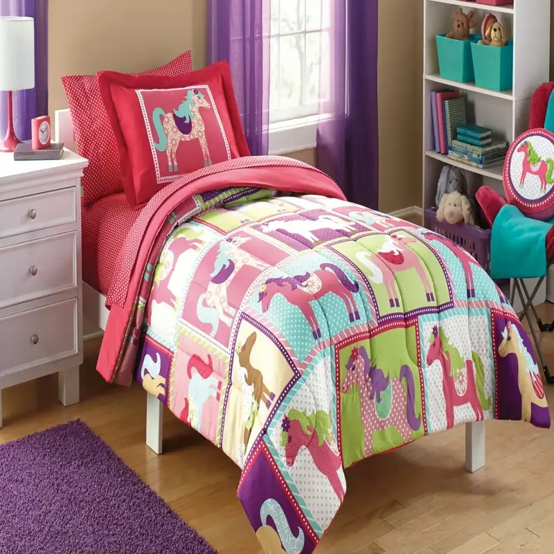 Horsey Bed-in-a-Bag Coordinating Bedding Set Rainbow friends Wednesday addams Satin bed sheet set Cinnamoroll bedding Anime Make
Horsey Bed-in-a-Bag Coordinating Bedding Set Rainbow friends Wednesday addams Satin bed sheet set Cinnamoroll bedding Anime Make