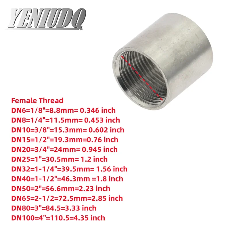 Фитинги для труб из нержавеющей стали 304 
Фитинги для труб из нержавеющей стали 304
