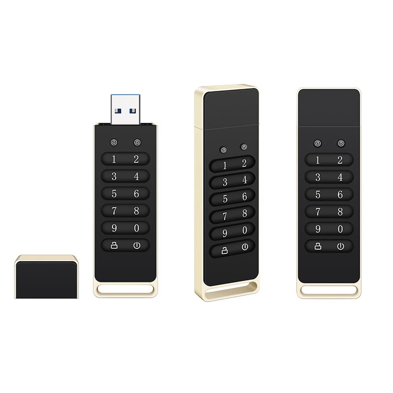 Secure USB Drive, Encrypted USB Flash Drive Hardware Password Memory Stick With Keypad USB 3.0 Disk Flash Black 
Secure USB Drive, Encrypted USB Flash Drive Hardware Password Memory Stick With Keypad USB 3.0 Disk Flash Black