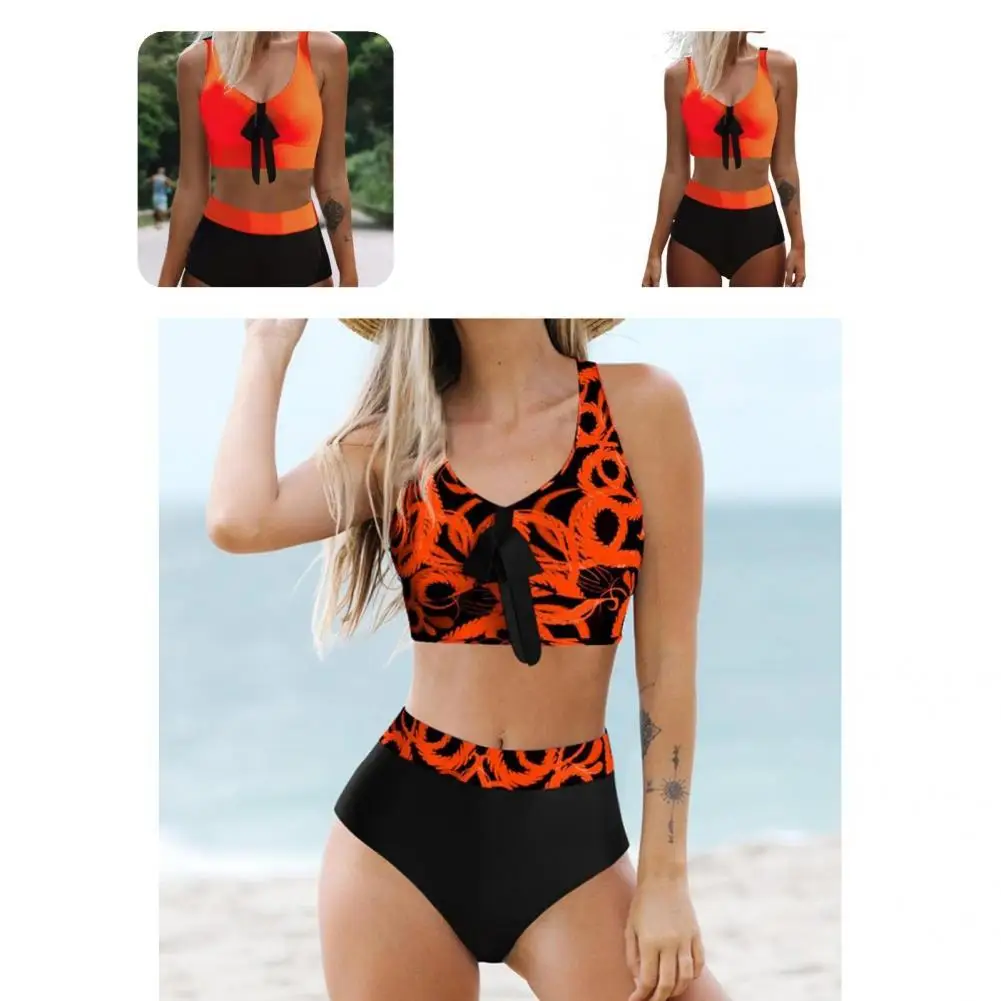 Comfy Breathable Fashionable Print Bra Patchwork Print Briefs Bikini for Swimming Pool
Comfy Breathable Fashionable Print Bra Patchwork Print Briefs Bikini for Swimming Pool