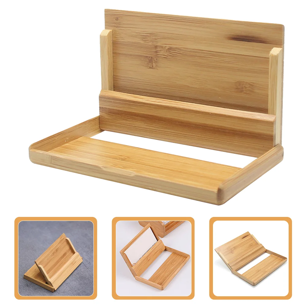 Desk Dispenser Box Cards Holder Wood Holders Simple Style Display Stand Wooden Multiple Office
Desk Dispenser Box Cards Holder Wood Holders Simple Style Display Stand Wooden Multiple Office