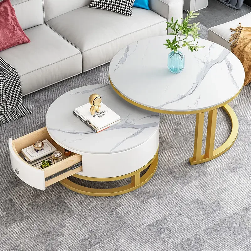 Nordic Combination Creative Coffee Table Simple Sofa Side Round Coffee Tables Round Mesa Light Luxury Living Room Furniture Desk
Nordic Combination Creative Coffee Table Simple Sofa Side Round Coffee Tables Round Mesa Light Luxury Living Room Furniture Desk