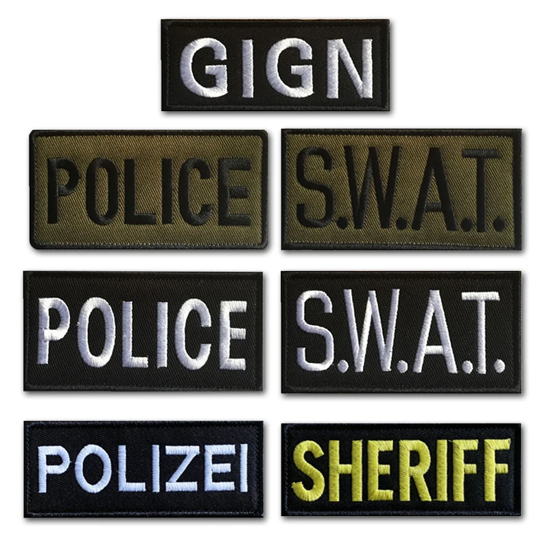 German Spanish France MP SWAT SECURITY POLICE Department Military Tactical Badge Sheriff Applique Patch for Uniform
German Spanish France MP SWAT SECURITY POLICE Department Military Tactical Badge Sheriff Applique Patch for Uniform