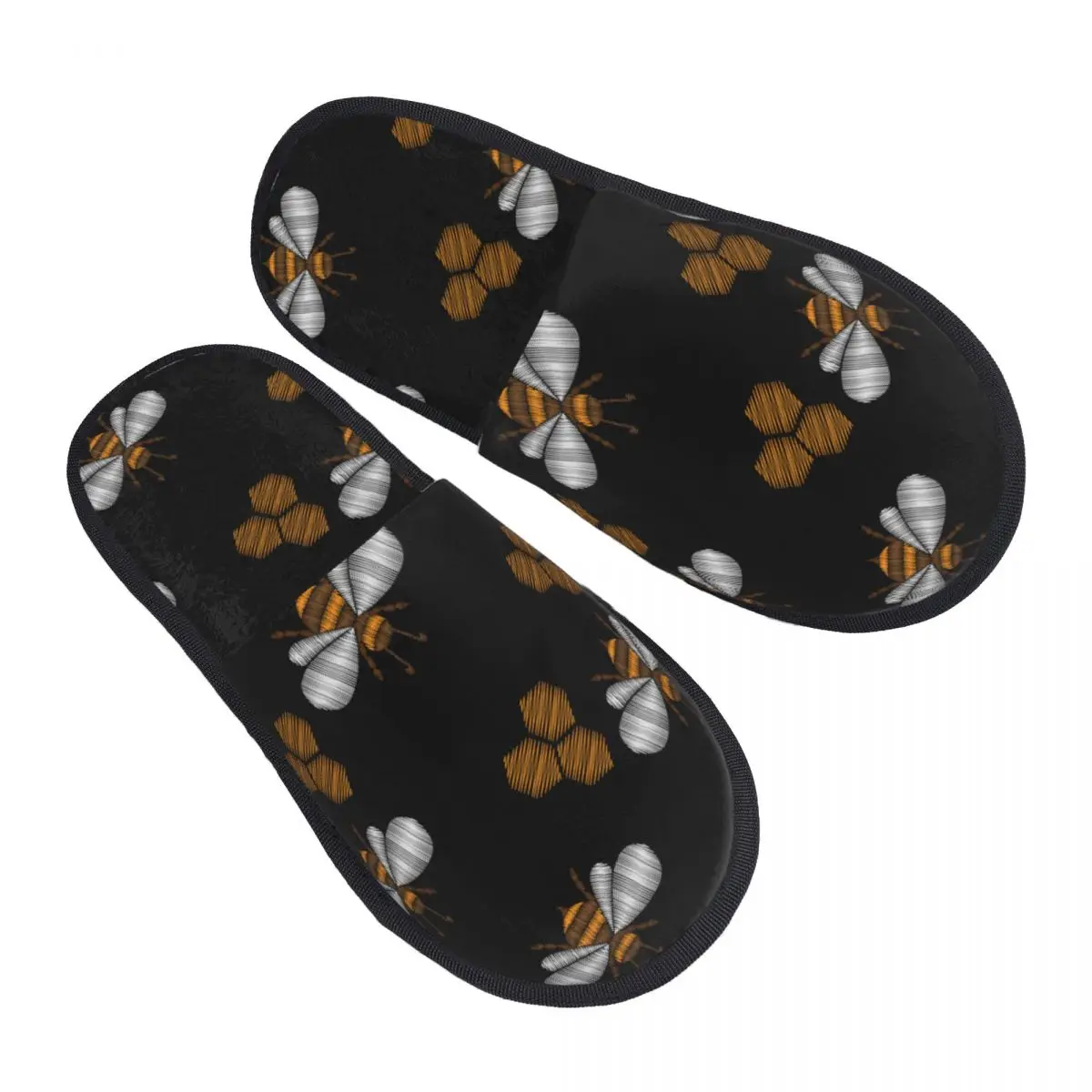 Winter Women Men Non-Slip Flat Slippers Little Honey Bee Indoor Fur Soft Warm Shoes
Winter Women Men Non-Slip Flat Slippers Little Honey Bee Indoor Fur Soft Warm Shoes