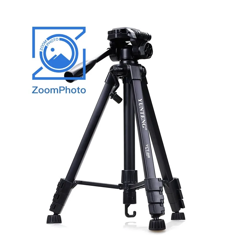

Yunteng 668 Professional Aluminum Tripod Camera Accessories Stand with Pan Head For Canon Nikon Sony SLR DSLR Digital Camera