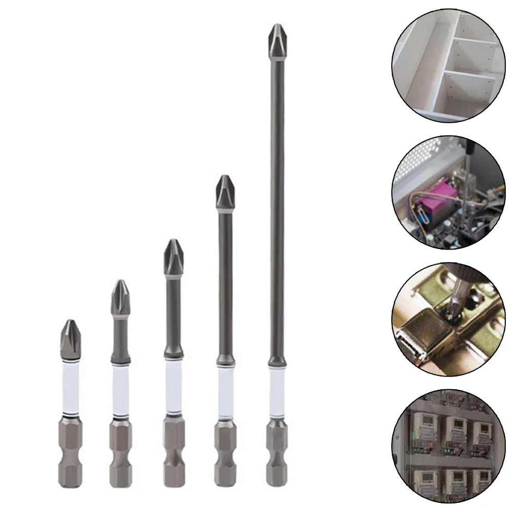 5pcs Cross Screwdriver Bits Impact PH2 Magnetic Screwdrivers Bit 1/4'' Hex Shank Screwdrivers Hand Tools 50 65 75 100 150MM
5pcs Cross Screwdriver Bits Impact PH2 Magnetic Screwdrivers Bit 1/4'' Hex Shank Screwdrivers Hand Tools 50 65 75 100 150MM