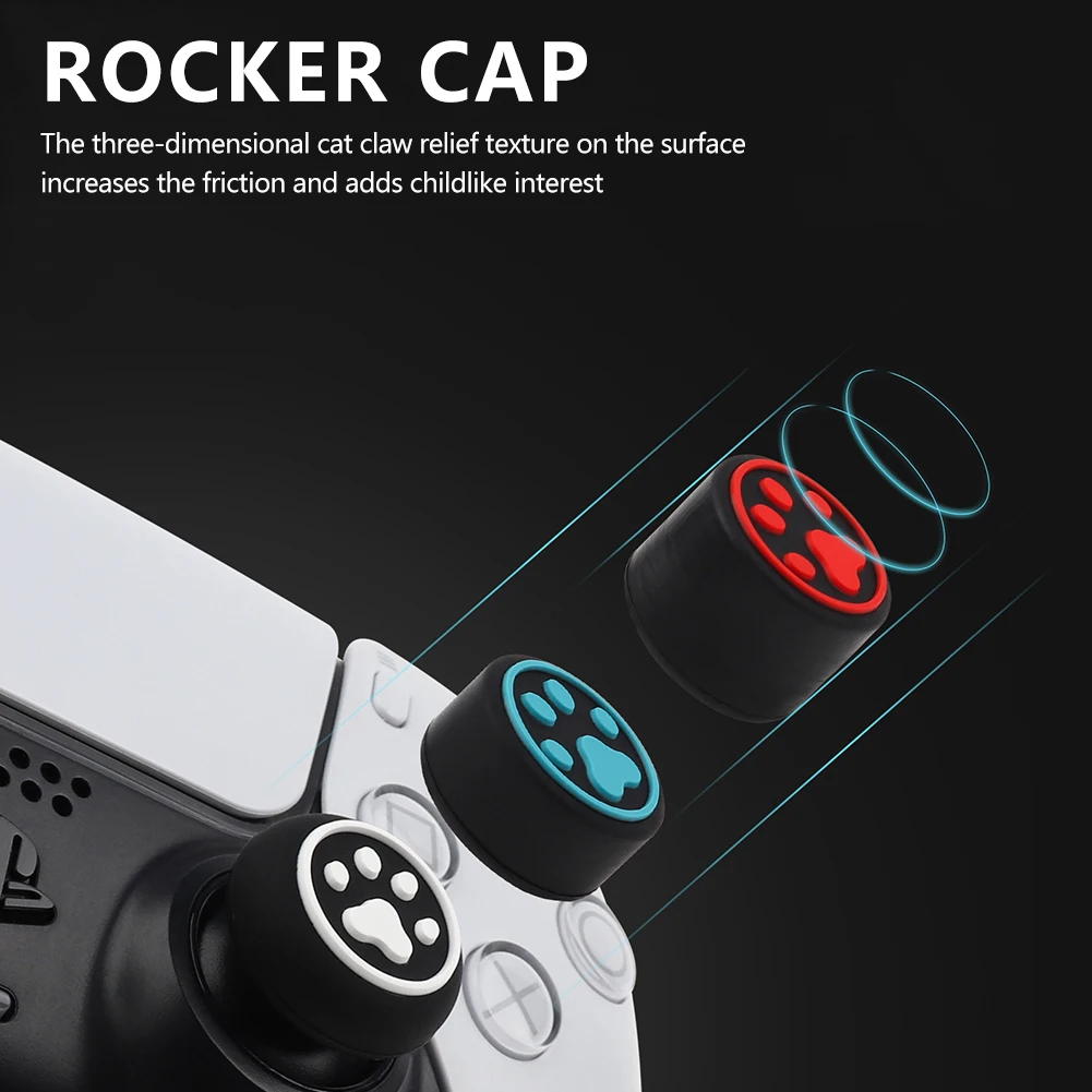 6Pcs Silicone Controller Joystick Thumb Stick Grip Cap for PlayStation 5 PS4 /Switch Pro/XBOX ONE Joystick Cover Thumbstick Case
6Pcs Silicone Controller Joystick Thumb Stick Grip Cap for PlayStation 5 PS4 /Switch Pro/XBOX ONE Joystick Cover Thumbstick Case