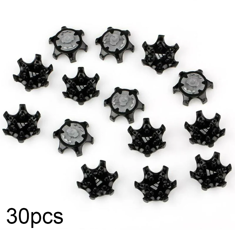 30pcs Golf Shoe Spikes Pins Golf Training Aids Black Clamp Cleats Studs Replacement Plastic Comfort Durability With Removal Tool
30pcs Golf Shoe Spikes Pins Golf Training Aids Black Clamp Cleats Studs Replacement Plastic Comfort Durability With Removal Tool