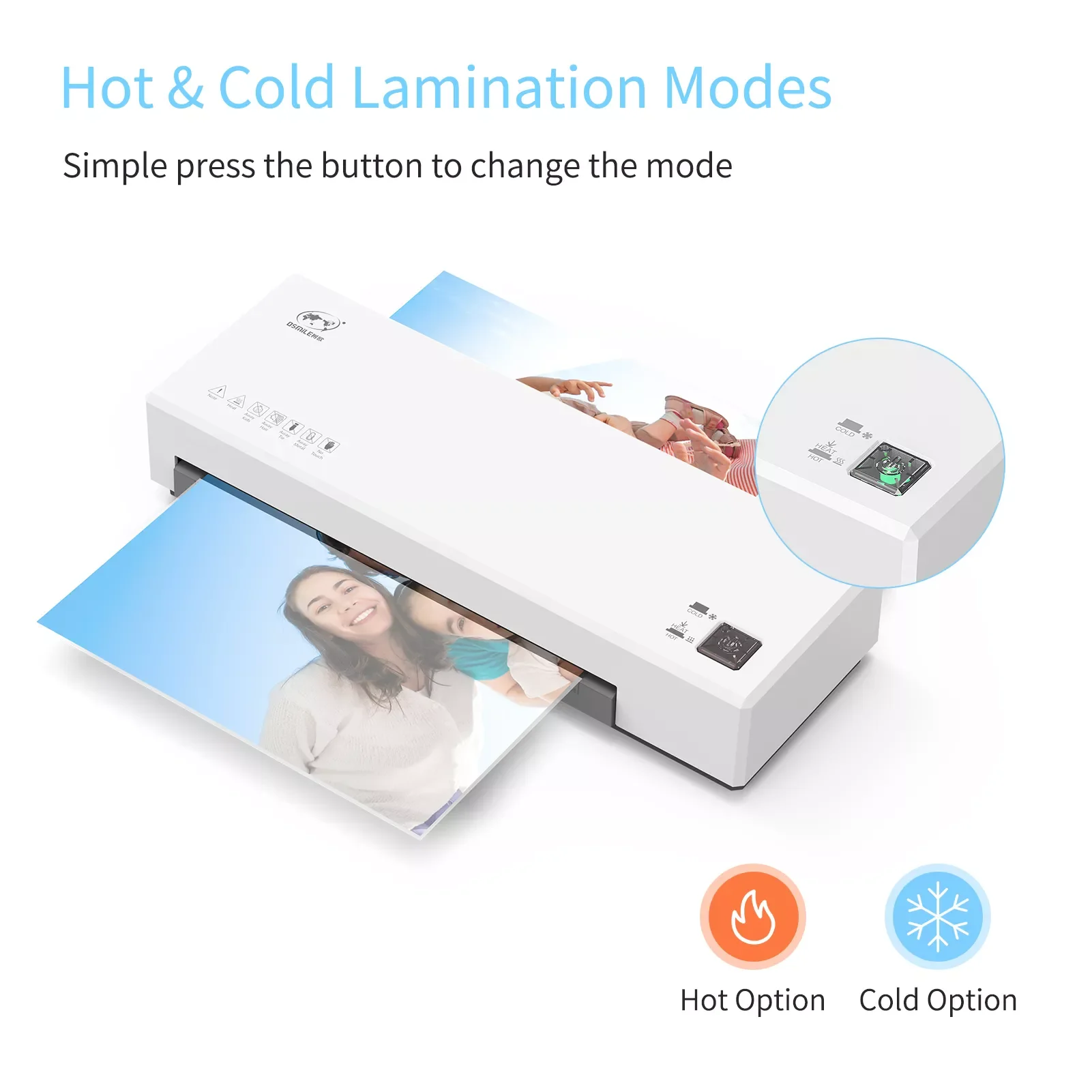 SL266 Desktop Laminator Machine Set A4 Hot and Cold Lamination Suitabe for A4/A5/A6 Laminating Pouches for Home Office School
SL266 Desktop Laminator Machine Set A4 Hot and Cold Lamination Suitabe for A4/A5/A6 Laminating Pouches for Home Office School