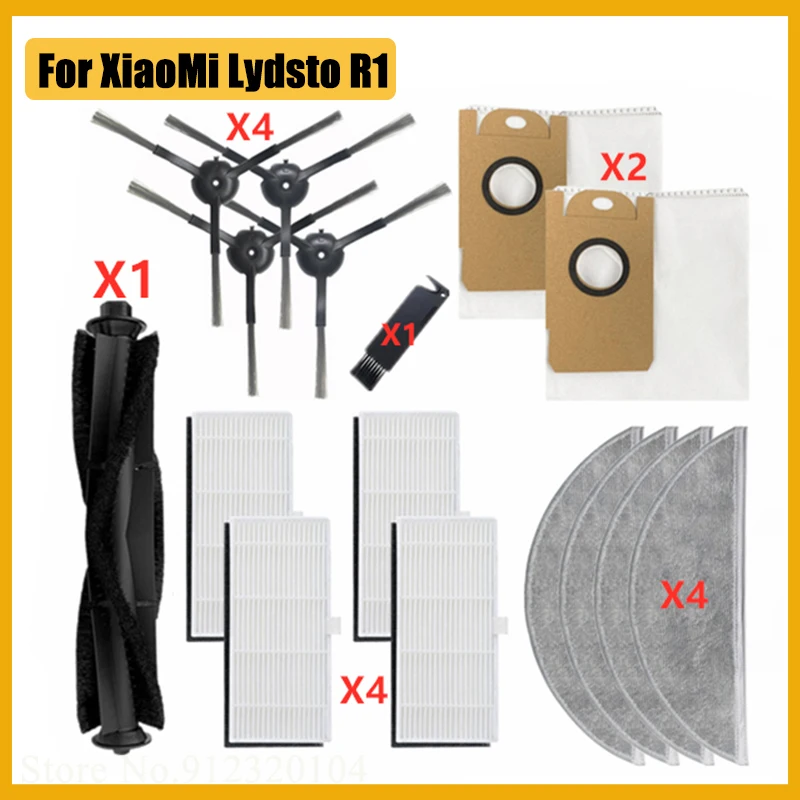For XiaoMi Mijia Lydsto R1 Robot Vacuum Cleaner Main Side Roller Brush HEPA Filter Dust Bag Mop Cloth Accessories Spare Parts
For XiaoMi Mijia Lydsto R1 Robot Vacuum Cleaner Main Side Roller Brush HEPA Filter Dust Bag Mop Cloth Accessories Spare Parts