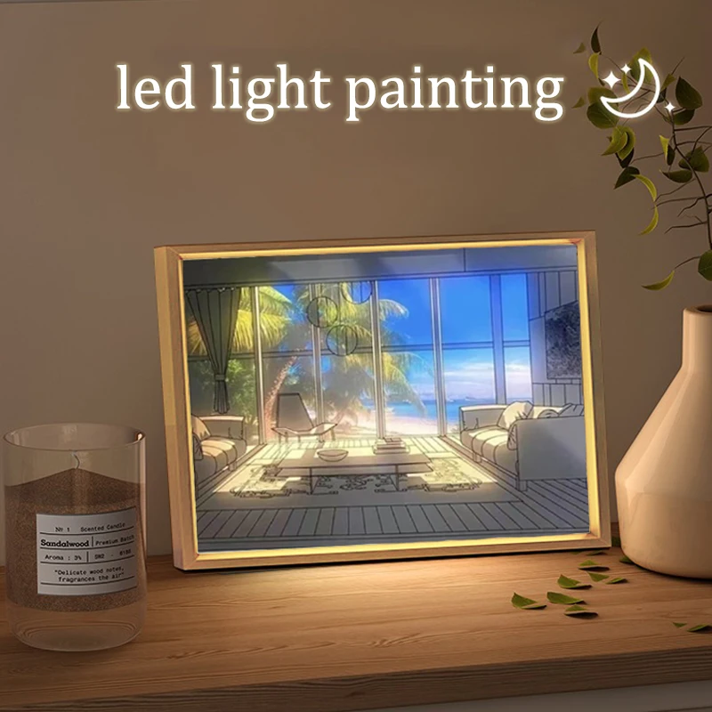 Light Painting LED Lights Picture Idea Art Wall Decor for Home Room Bedroom and Office Housewarming Wedding Birthday Party Gift
Light Painting LED Lights Picture Idea Art Wall Decor for Home Room Bedroom and Office Housewarming Wedding Birthday Party Gift