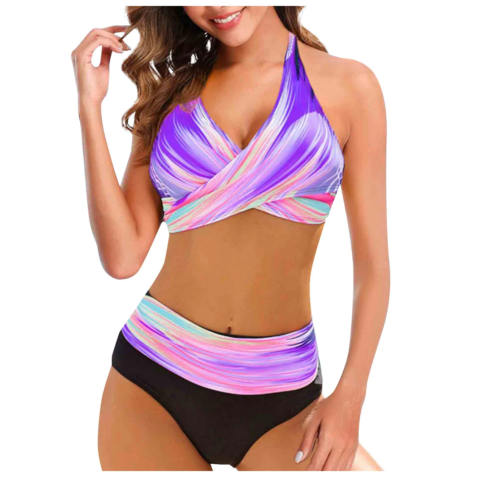 2023 New Women's Swimsuit Split High Waist Bikini With Bra Pads Swimsuit Bathing Suit Swimwear Women Sexy Brazilian Bikini
2023 New Women's Swimsuit Split High Waist Bikini With Bra Pads Swimsuit Bathing Suit Swimwear Women Sexy Brazilian Bikini