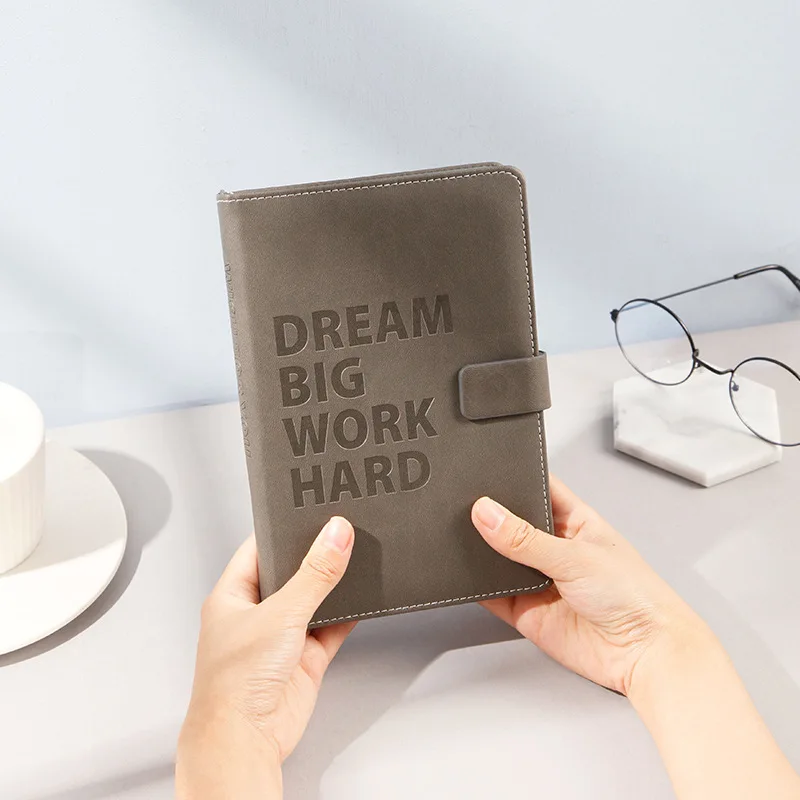 A6 Magnetic Buckle Notebook 112sheets Hardcover PU Cover Weekly Planning Office & Meeting Supplies Diary Study Stationery CS029
A6 Magnetic Buckle Notebook 112sheets Hardcover PU Cover Weekly Planning Office & Meeting Supplies Diary Study Stationery CS029