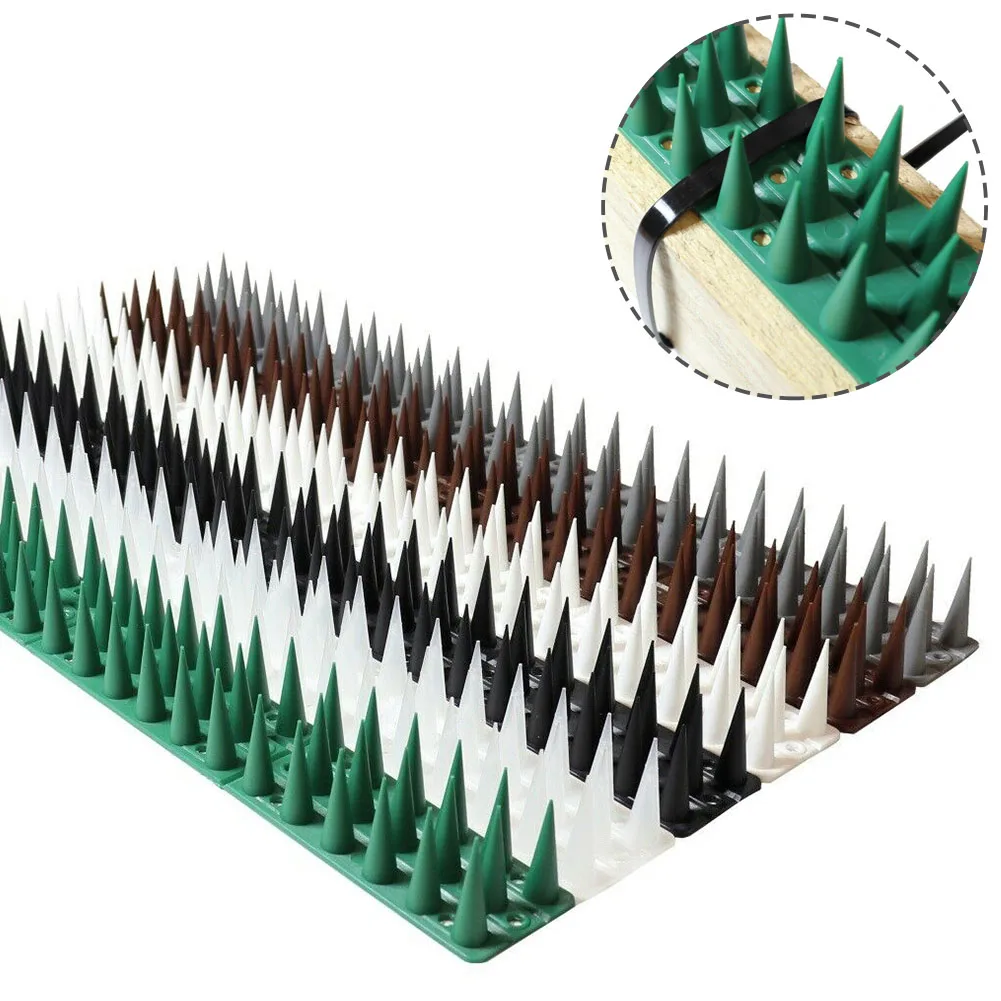 Deterrent Repellent Bird Thorns Anti-bird Spikes Pest Control Plastic For Intruder Repellent Burglar Smaller Animals Garden Tool
Deterrent Repellent Bird Thorns Anti-bird Spikes Pest Control Plastic For Intruder Repellent Burglar Smaller Animals Garden Tool