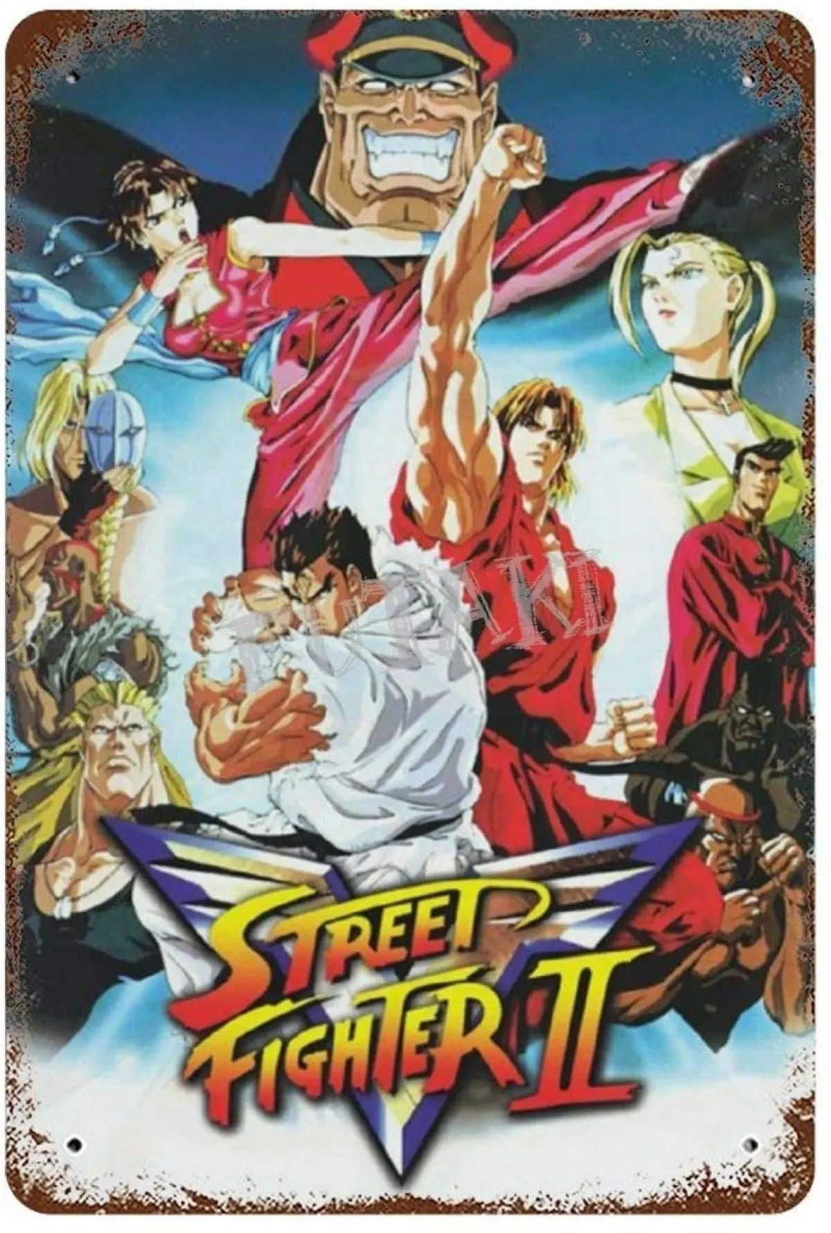 Street Fighte-r Vintage Tin Sign Art Iron Painting Rusty Poster Decoration Aluminum plaque
Street Fighte-r Vintage Tin Sign Art Iron Painting Rusty Poster Decoration Aluminum plaque