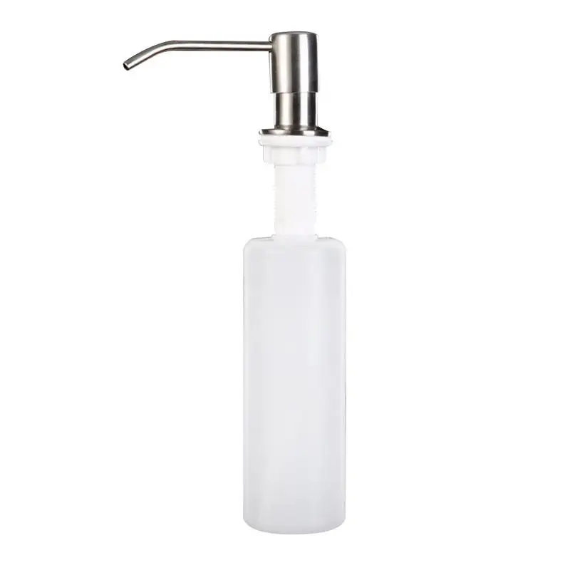 Refillable Sink Soap Dispenser With Bottle Stainless Steel Pump Bathroom Detergent Liquid Hand Wash Soap Dispenser For Kitchen
Refillable Sink Soap Dispenser With Bottle Stainless Steel Pump Bathroom Detergent Liquid Hand Wash Soap Dispenser For Kitchen