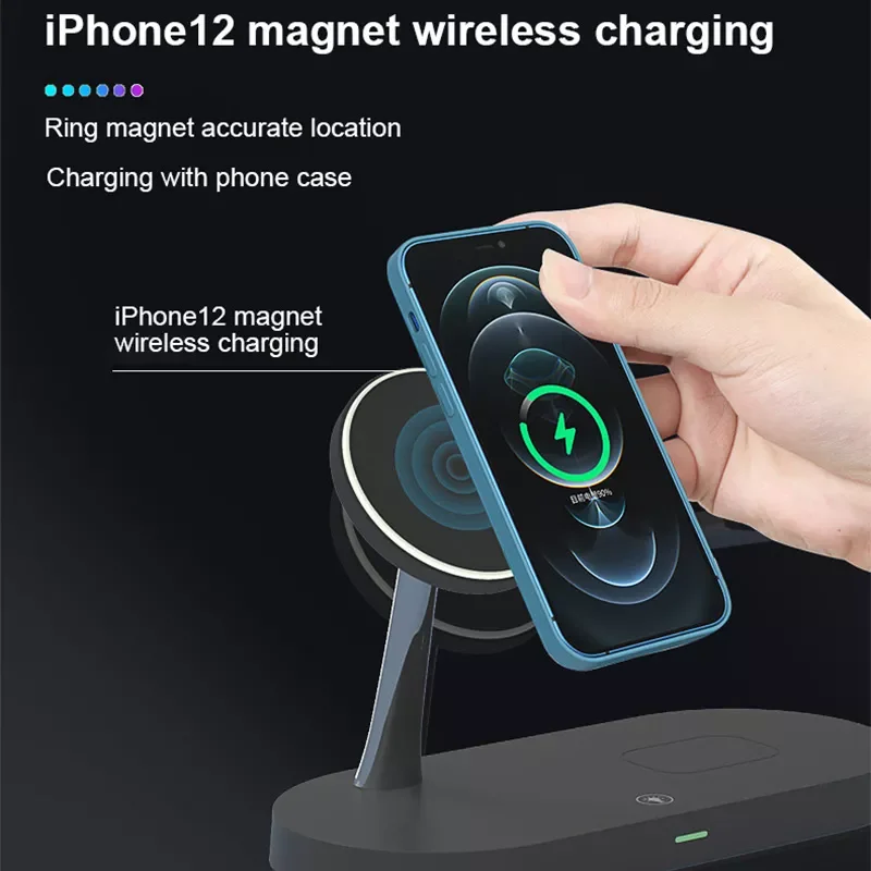 Original for Apple Watch 7 pro 3in 1 Fast Wireless Charger PD Charging Holder for iPhone 12Pro Max 13 Charge
Original for Apple Watch 7 pro 3in 1 Fast Wireless Charger PD Charging Holder for iPhone 12Pro Max 13 Charge