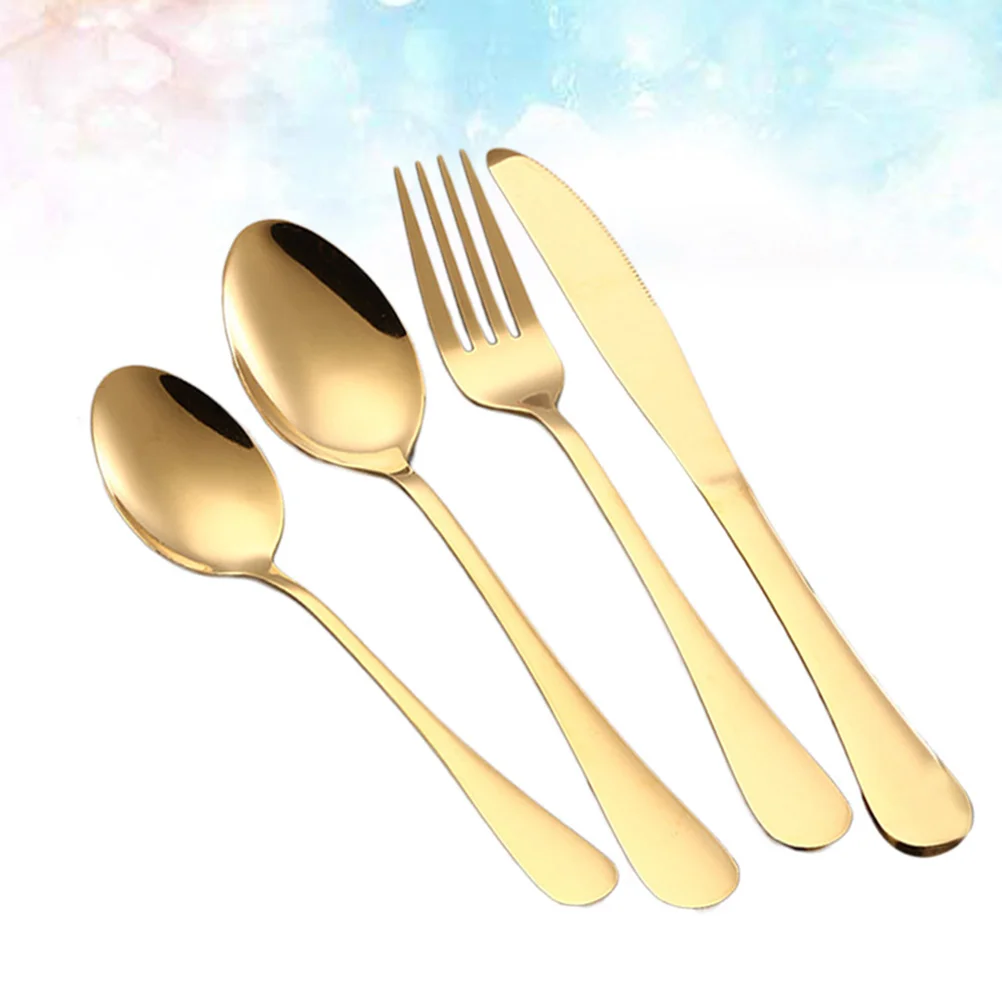 4 Pcs Stainless Steel Utensils Set De Cubiertos Soup Spoons Metal Cutlery Forks Silverware Tableware Stainless Steel Flatware
4 Pcs Stainless Steel Utensils Set De Cubiertos Soup Spoons Metal Cutlery Forks Silverware Tableware Stainless Steel Flatware
