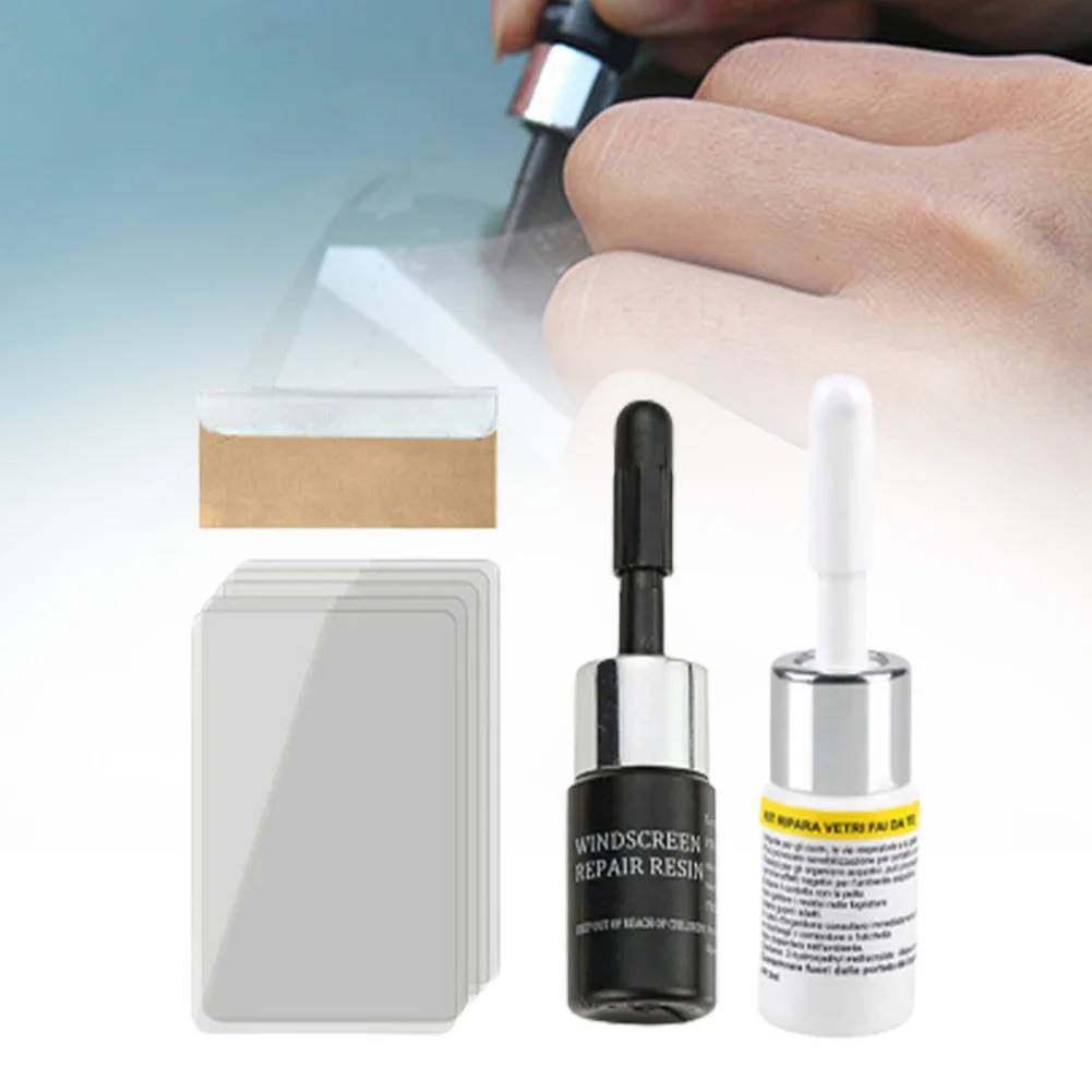 2pcs Car Cracked Glass Repair Kit Auto Car Windshield Nano Repair Tool Set Window DIY-Tools Glass Scratch Black+White
2pcs Car Cracked Glass Repair Kit Auto Car Windshield Nano Repair Tool Set Window DIY-Tools Glass Scratch Black+White