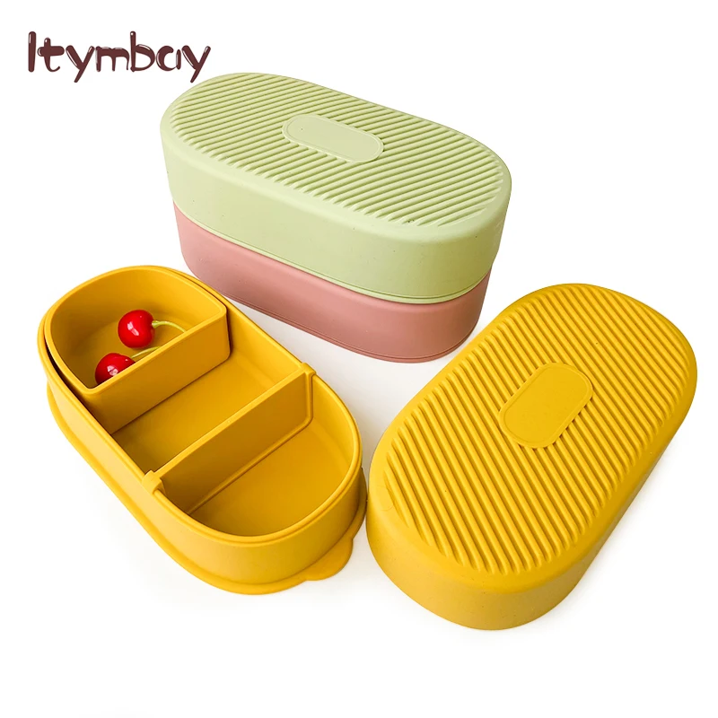 BPA Free Silicone Food Storage Container with Lid Portable Lunch Bento Box Indoor/Outdoor Use Microwave Safe
BPA Free Silicone Food Storage Container with Lid Portable Lunch Bento Box Indoor/Outdoor Use Microwave Safe