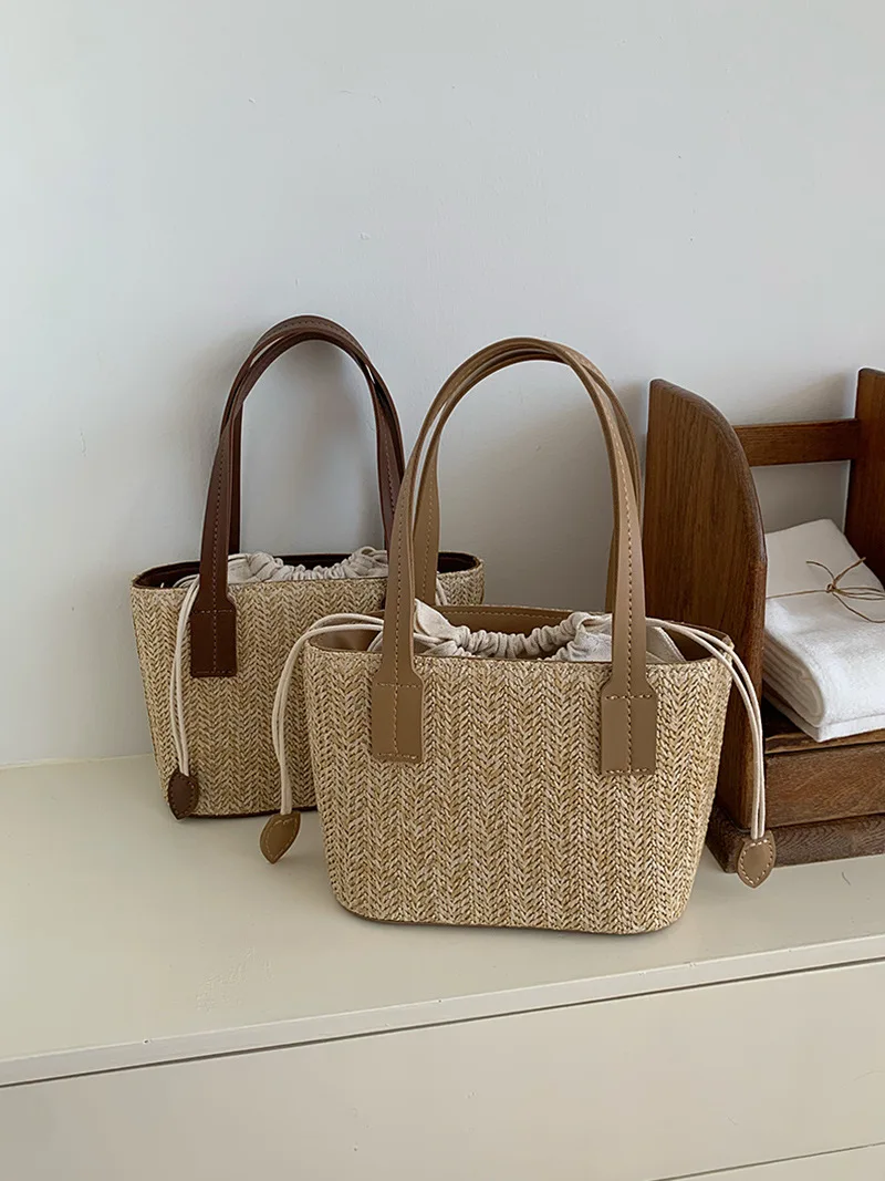 2023 Summer Beach Straw Bag Handbags Purse Basket Bucket Bag Female Bohemian Shoulder Bag for Women Lady Travel Shopping Bags
2023 Summer Beach Straw Bag Handbags Purse Basket Bucket Bag Female Bohemian Shoulder Bag for Women Lady Travel Shopping Bags