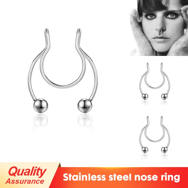 1PCS Antler Shape Nose Hoop Rings Stainless Steel Faux Lip Ear Nose Septum Ring Non Piercing Clip On Nose Hoop Rings Jewelry
1PCS Antler Shape Nose Hoop Rings Stainless Steel Faux Lip Ear Nose Septum Ring Non Piercing Clip On Nose Hoop Rings Jewelry