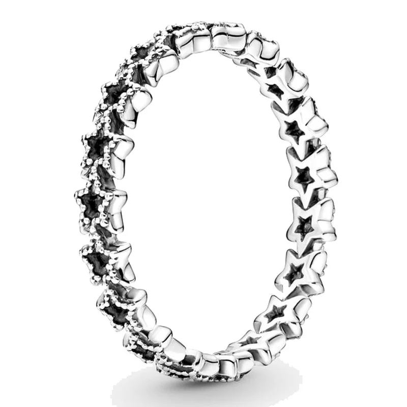 Authentic 925 Sterling Silver Band Of Asymmetric Stars Ring For Women Wedding Party Europe Fashion Jewelry
Authentic 925 Sterling Silver Band Of Asymmetric Stars Ring For Women Wedding Party Europe Fashion Jewelry