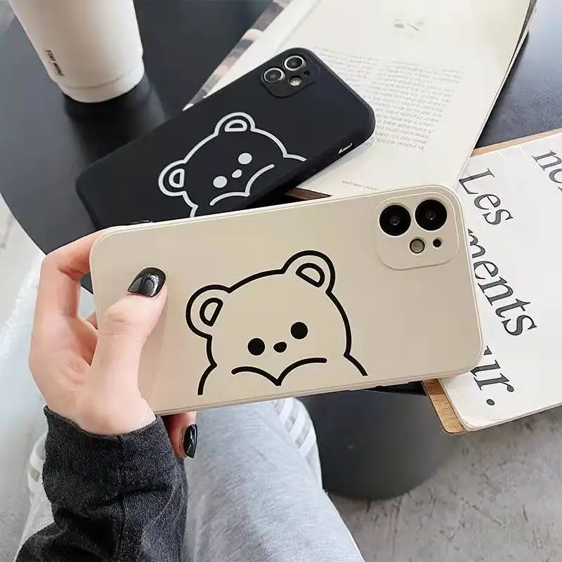 Cartoon Bear Fashion Cases For iPhone 12 13 Pro Max Mini 11 Pro Max X XR XS MAX SE 2020 8 7 6 6S Plus Soft Silicone Cover Funda
Cartoon Bear Fashion Cases For iPhone 12 13 Pro Max Mini 11 Pro Max X XR XS MAX SE 2020 8 7 6 6S Plus Soft Silicone Cover Funda