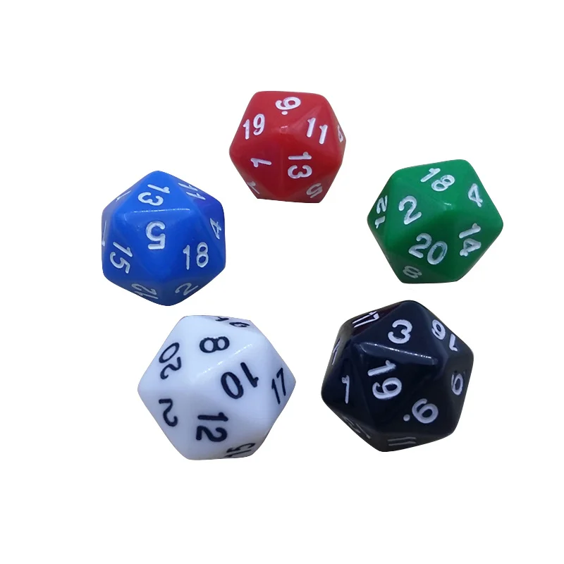 10Pcs/Lot D20 Digital Dice Twenty-surface Solid Color Polyhedron RPG Dice Game Dice Set Wholesale Boardgame Entertainment
10Pcs/Lot D20 Digital Dice Twenty-surface Solid Color Polyhedron RPG Dice Game Dice Set Wholesale Boardgame Entertainment