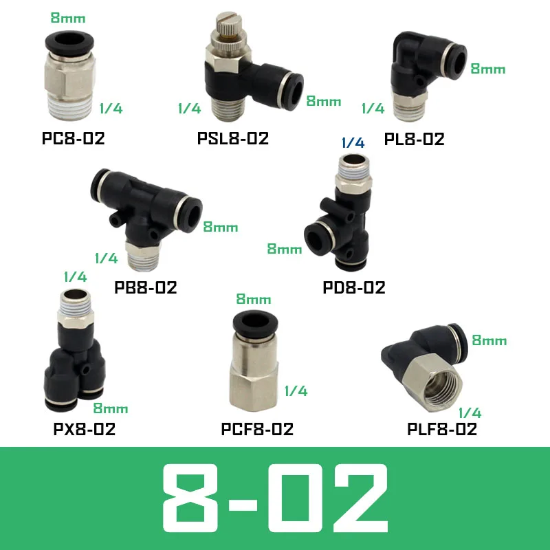 Пневматические фитинги ERICC 4/6/8/10 мм
Пневматические фитинги ERICC 4/6/8/10 мм