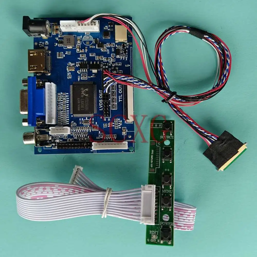Fit LP173WD1-TLG1 1600*900 DIY Kit 2AV+VGA+HDMI-Compatible LVDS 40 Pins Notebook 17.3" LCD Screen Controller Driver Board
Fit LP173WD1-TLG1 1600*900 DIY Kit 2AV+VGA+HDMI-Compatible LVDS 40 Pins Notebook 17.3" LCD Screen Controller Driver Board