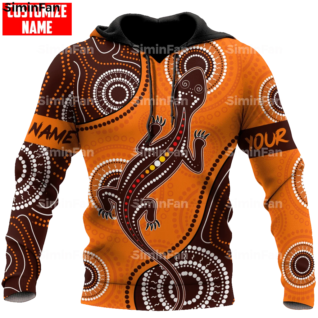 Aboriginal Lizard Brown Orange Dot Pattern Print Hoodie Zipper Jacket Men Casual Hooded Pullover Female Coat Outwear Sweatshirt
Aboriginal Lizard Brown Orange Dot Pattern Print Hoodie Zipper Jacket Men Casual Hooded Pullover Female Coat Outwear Sweatshirt