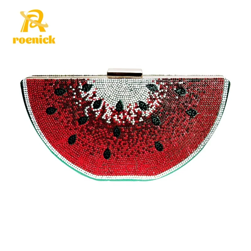 

ROENICK Women Diamonds Beaded Evening Bags Female Party Banquet Dinner Totes Dress Day Clutch Club Cocktail Cosmetic Handbags