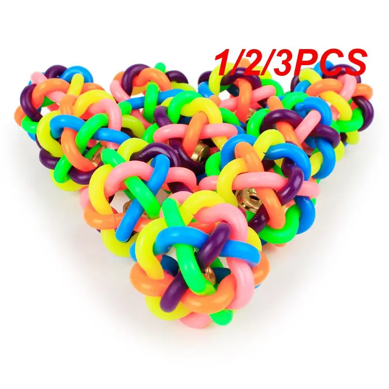 1/2/3PCS Sepak Takraw Cat Dog Parrot Chewing Toy Colorful Rubber Training Chew Rainbow Ball Bell Squeaky Sound Toy Pet
1/2/3PCS Sepak Takraw Cat Dog Parrot Chewing Toy Colorful Rubber Training Chew Rainbow Ball Bell Squeaky Sound Toy Pet